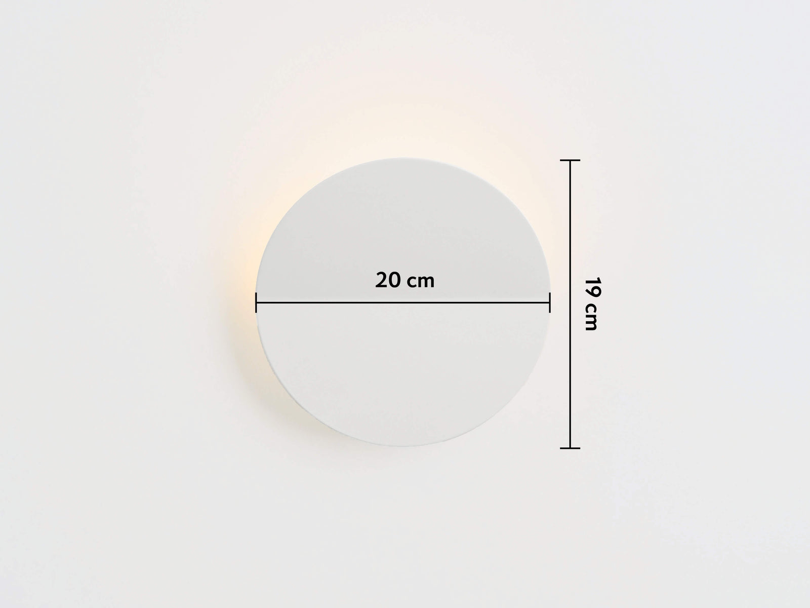 Sand diffuser wall light
