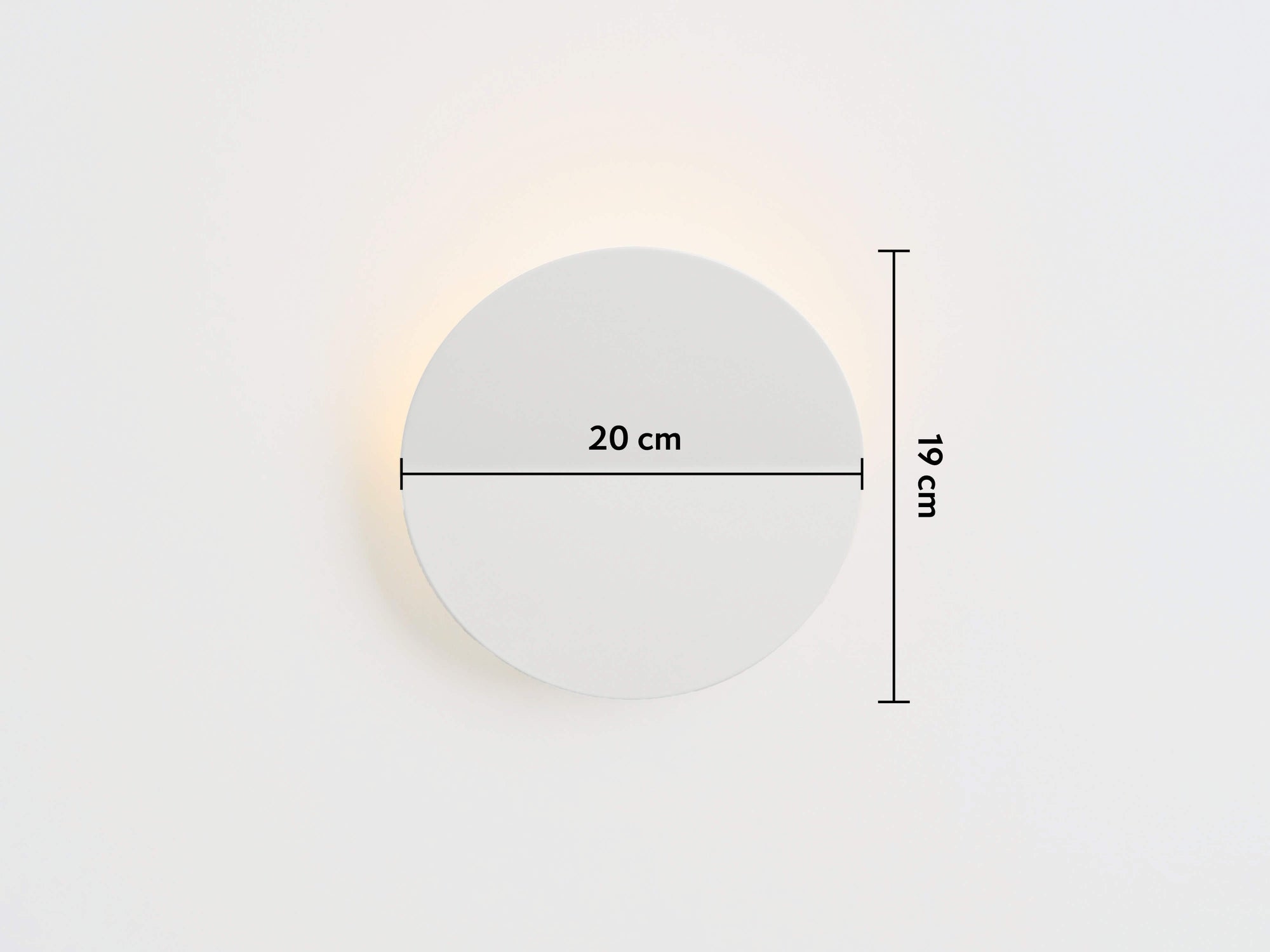 Sand diffuser wall light