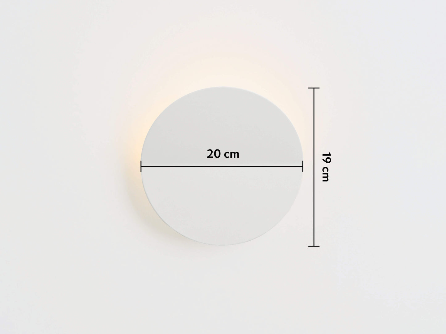 Sand diffuser wall light