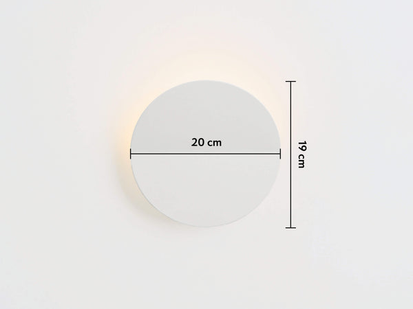 Sand diffuser wall light