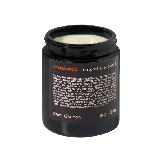 Sandalwood Natural Wax Candle (230g)