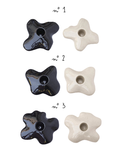 Pansies - Single Candle Holder