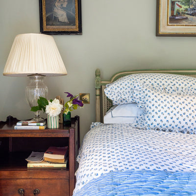 Blue Ditsy duvet Cover