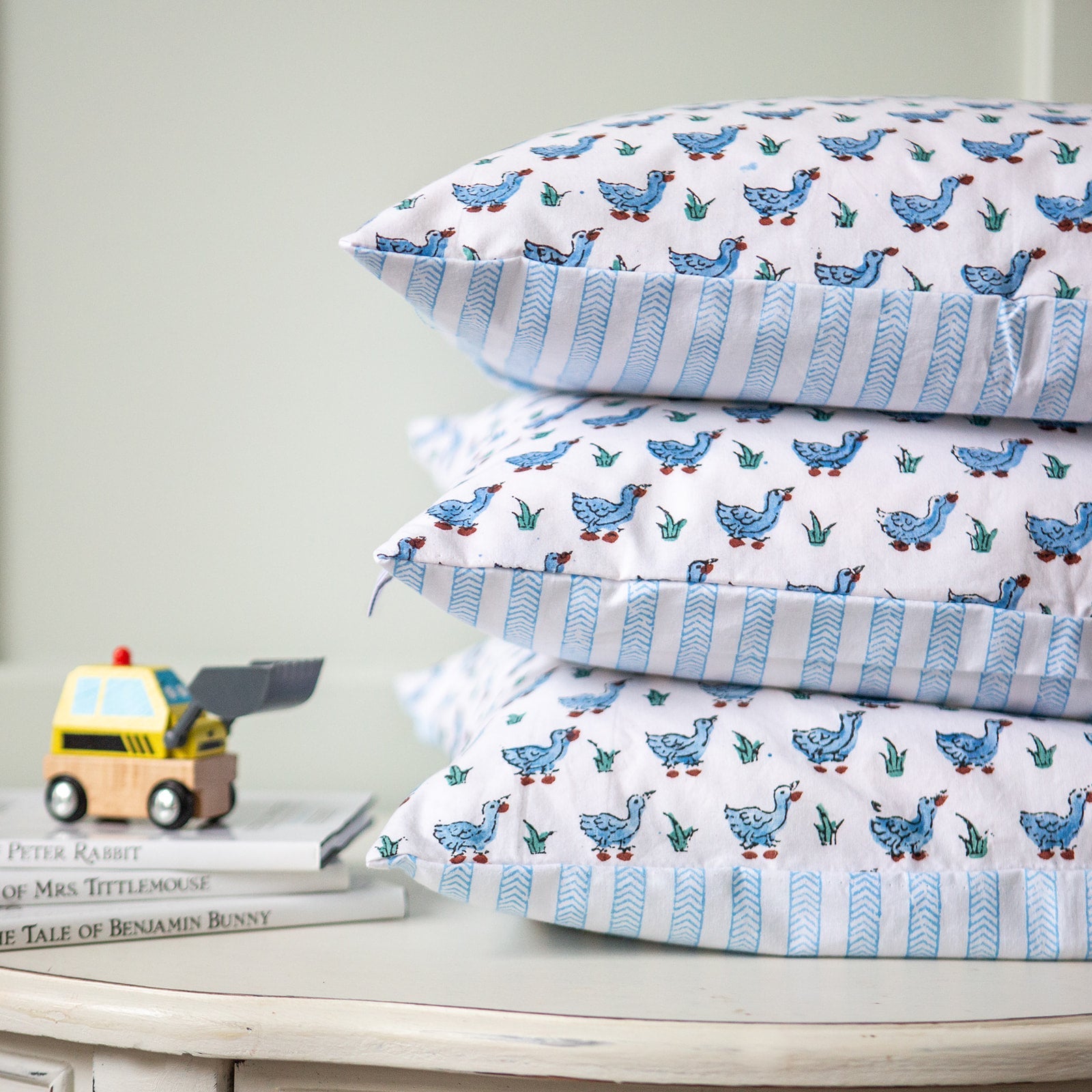 Ducks baby pillowcase