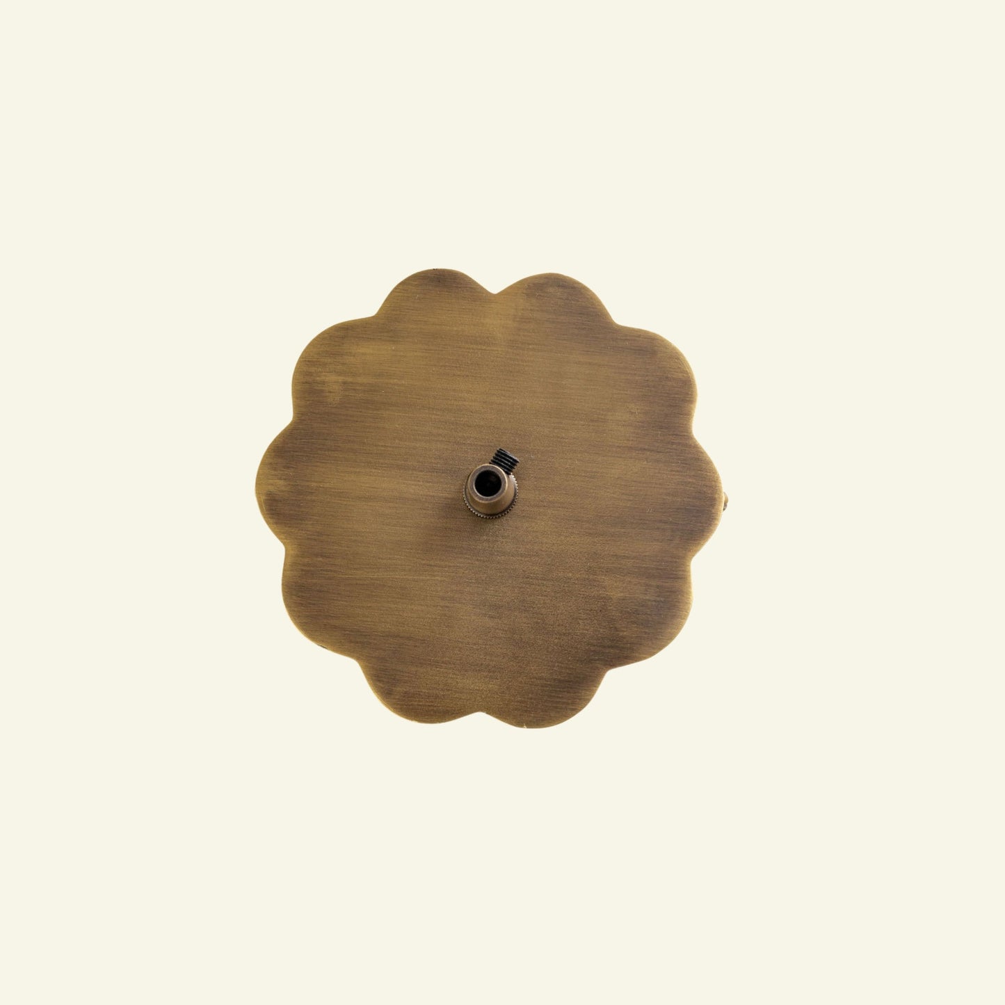 Scallop-ceiling-rose-antque-brass