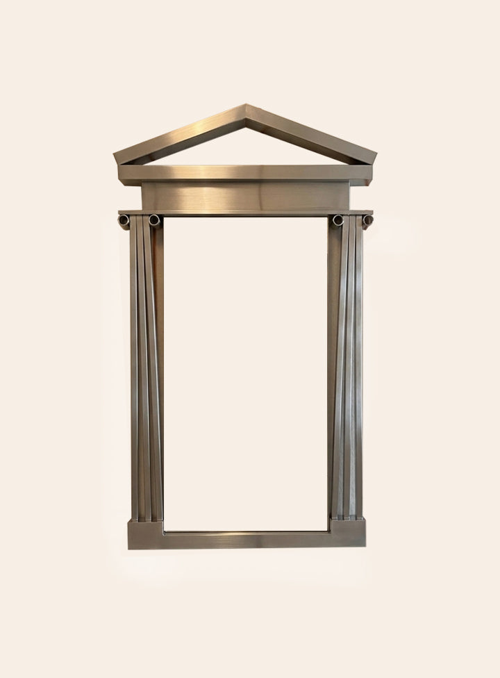 Scarpa Mirror, Brushed Chrome