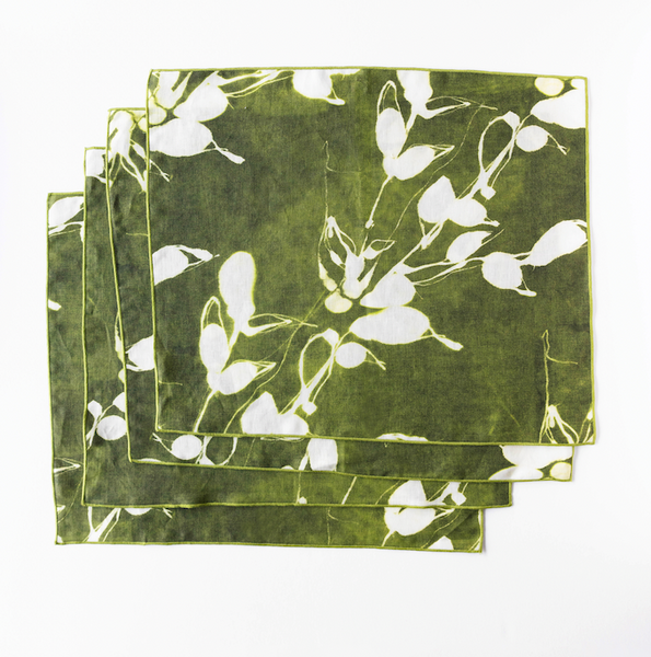 Porto Print in Olive Placemat