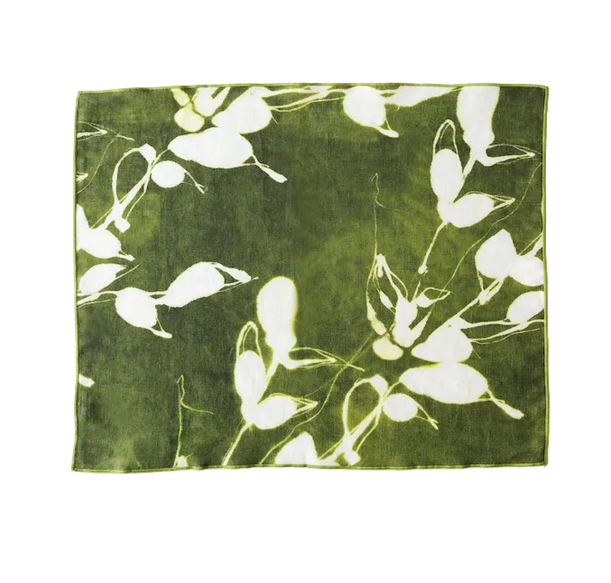 Porto Print in Olive Placemat