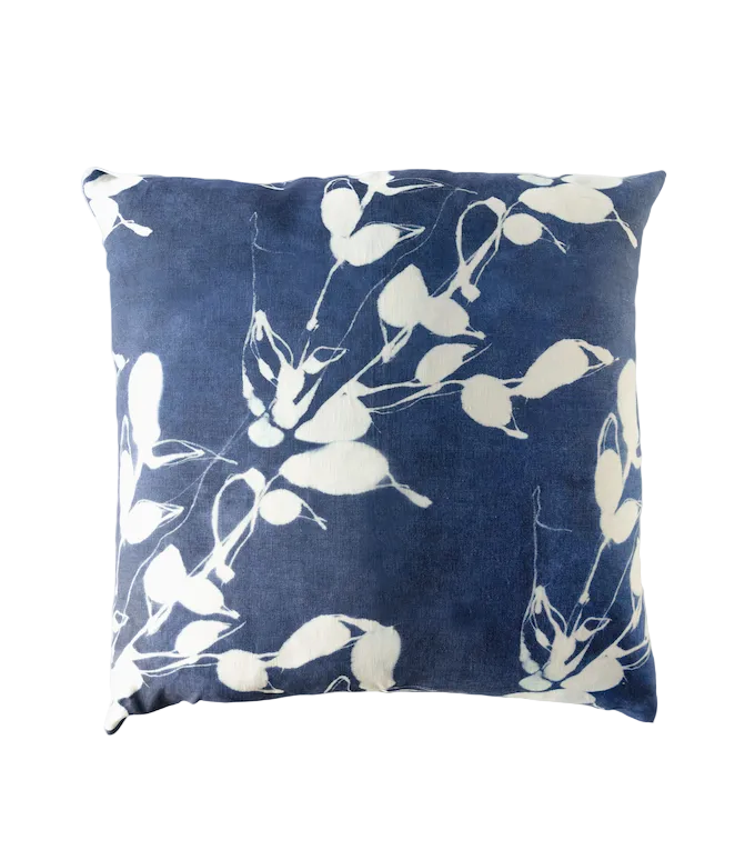 Porto Print in Indigo Pillow