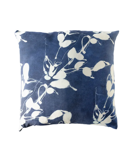 Porto Print in Indigo Pillow