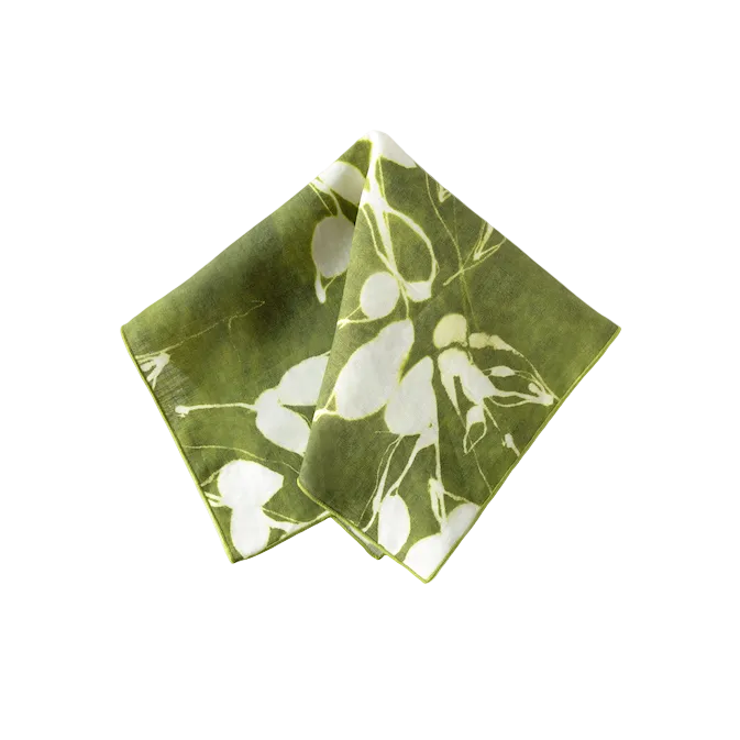 Porto Print in Olive Napkin