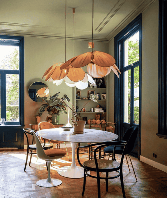 The Original Pendant Petal Light - Medium living room