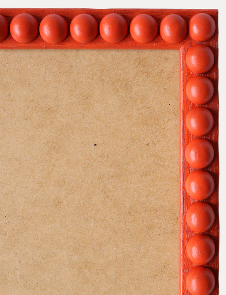 Burnt Orange Stained Bobbin Frame