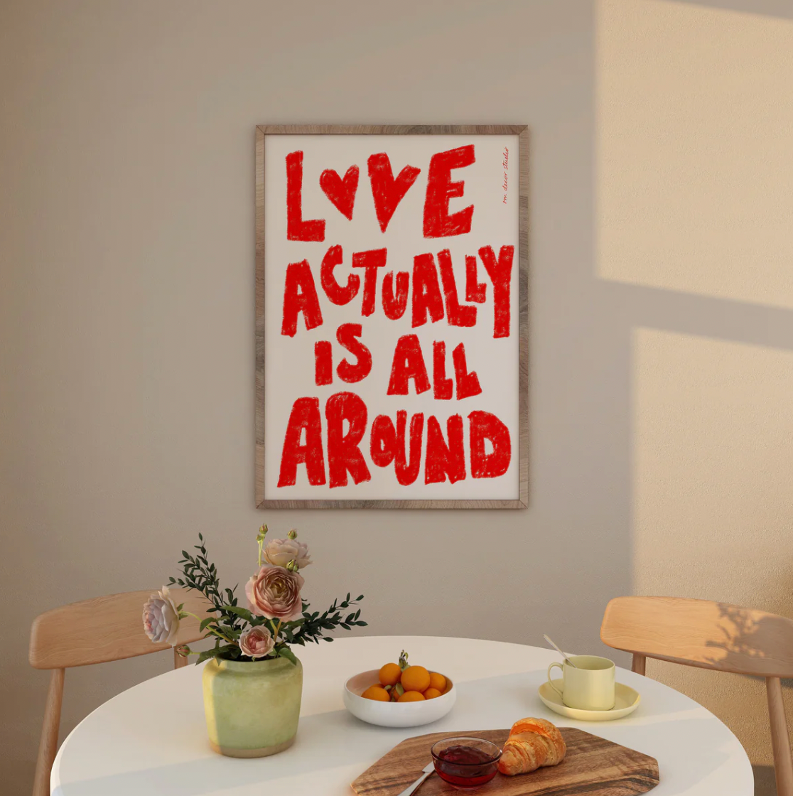 Love Actually is All Around DIGITAL DOWNLOAD (Red)