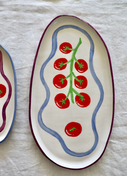Tomato Vine Platter (Purple)