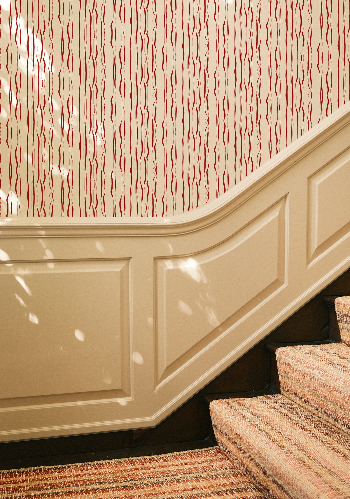 Indian Ink Wallpaper - Oxblood