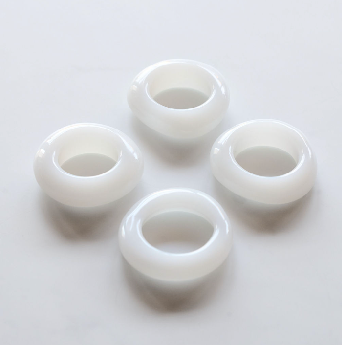 Pearl White Napkin Rings