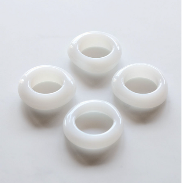 Pearl White Napkin Rings