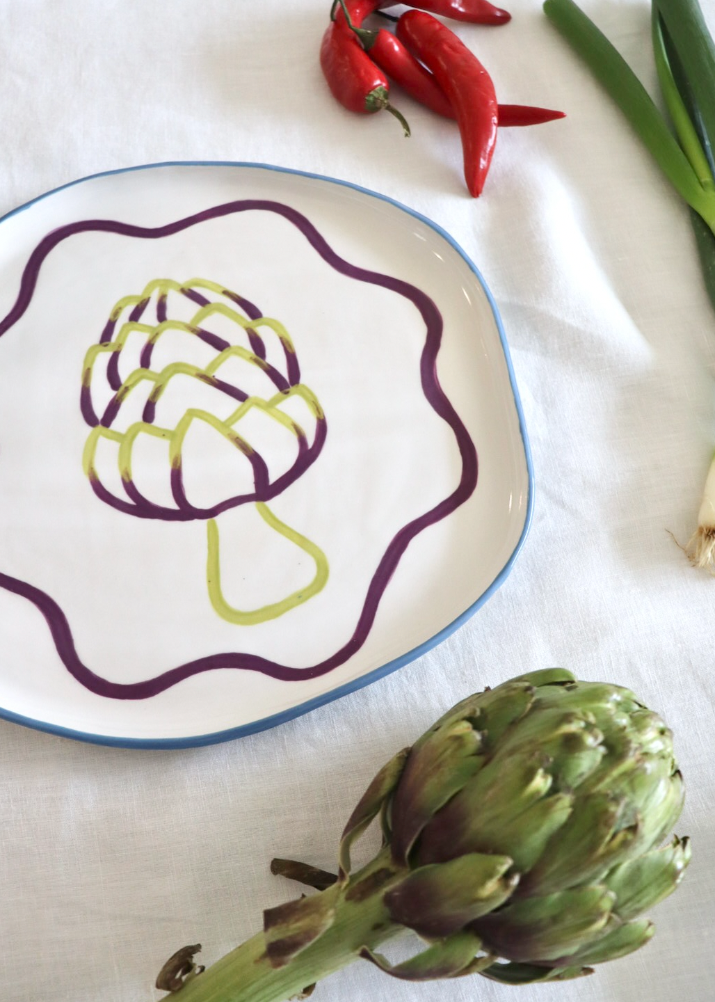 Artichoke Plate (Abstract)