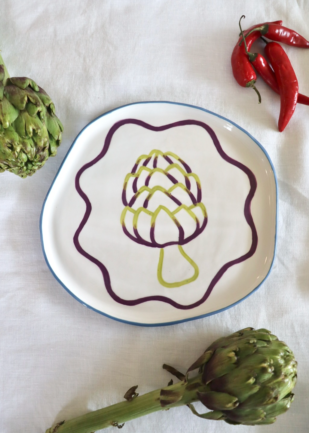 Artichoke Plate (Abstract)