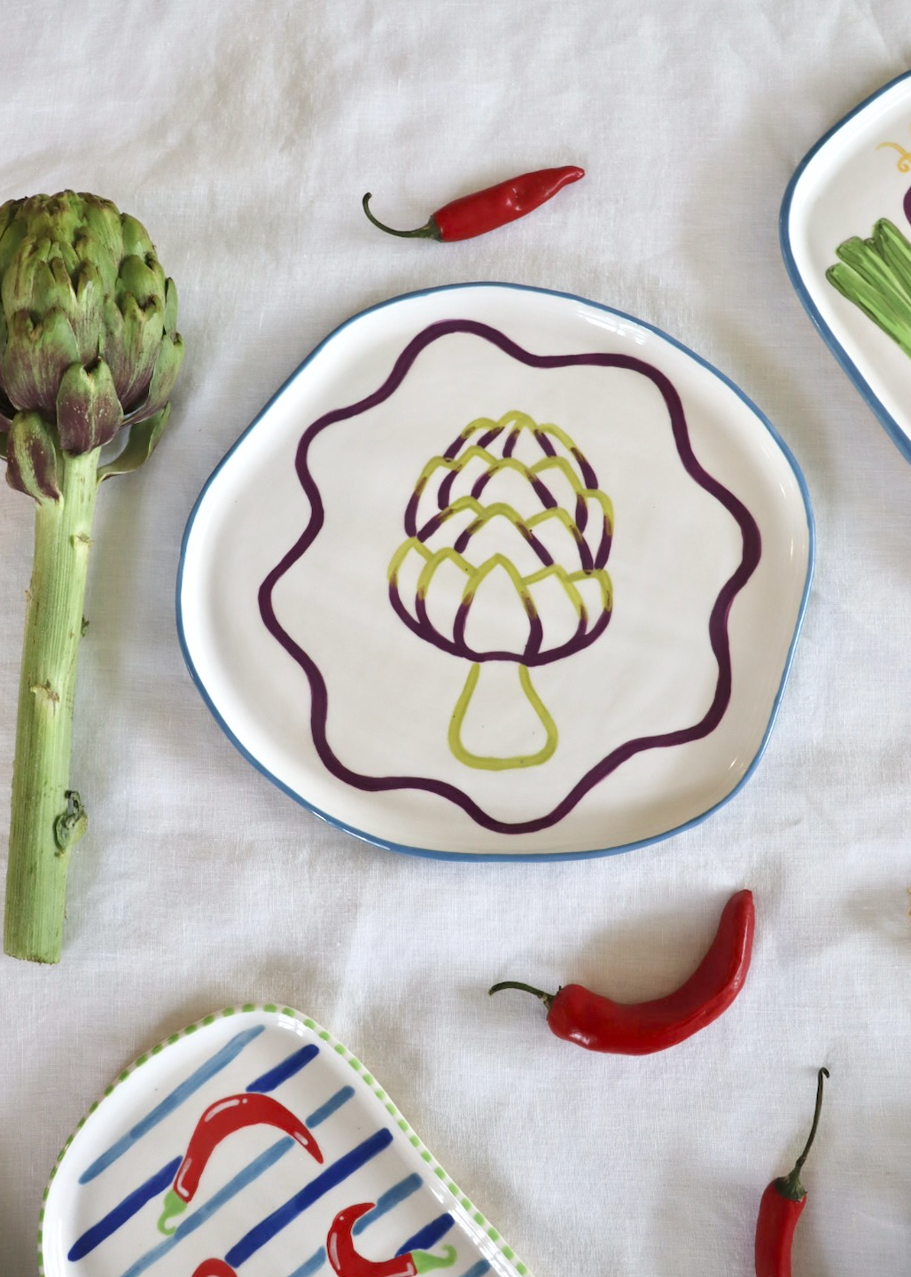 Artichoke Plate (Abstract)