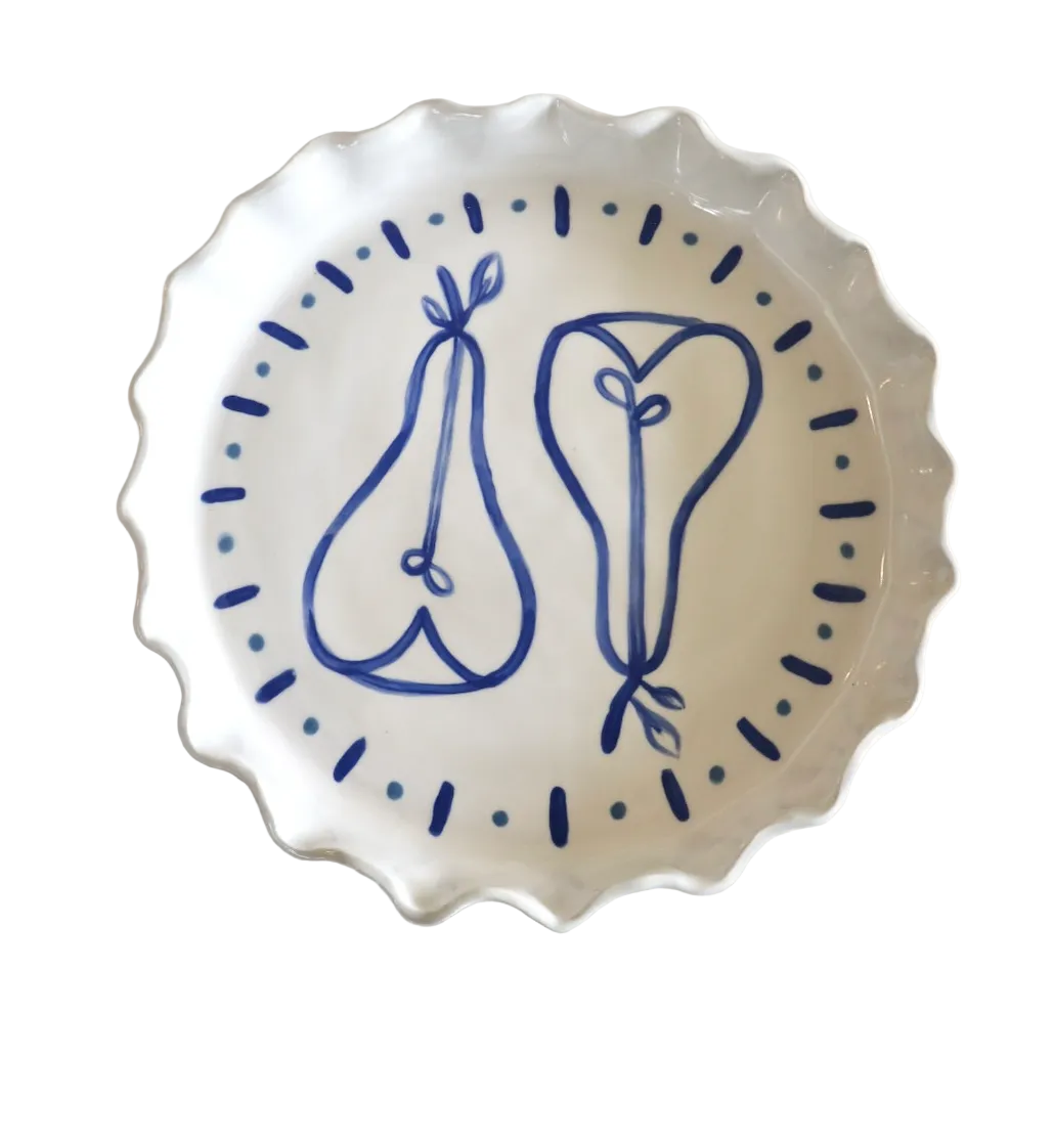 Pear Pie Dish (Large)
