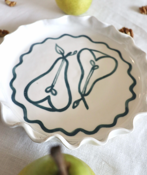 Pear Pie Dish (Medium)