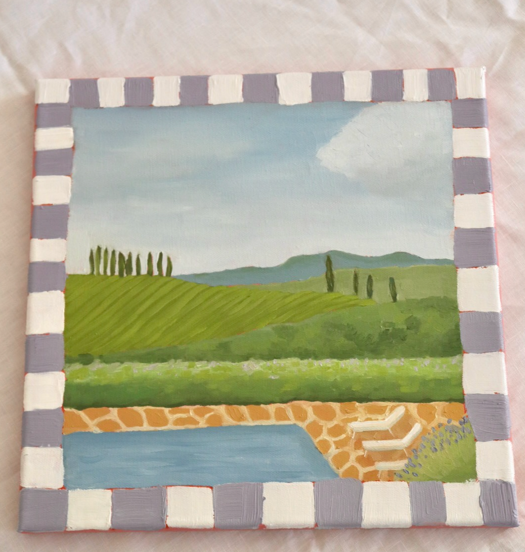 Lounging in Tuscany Paiting