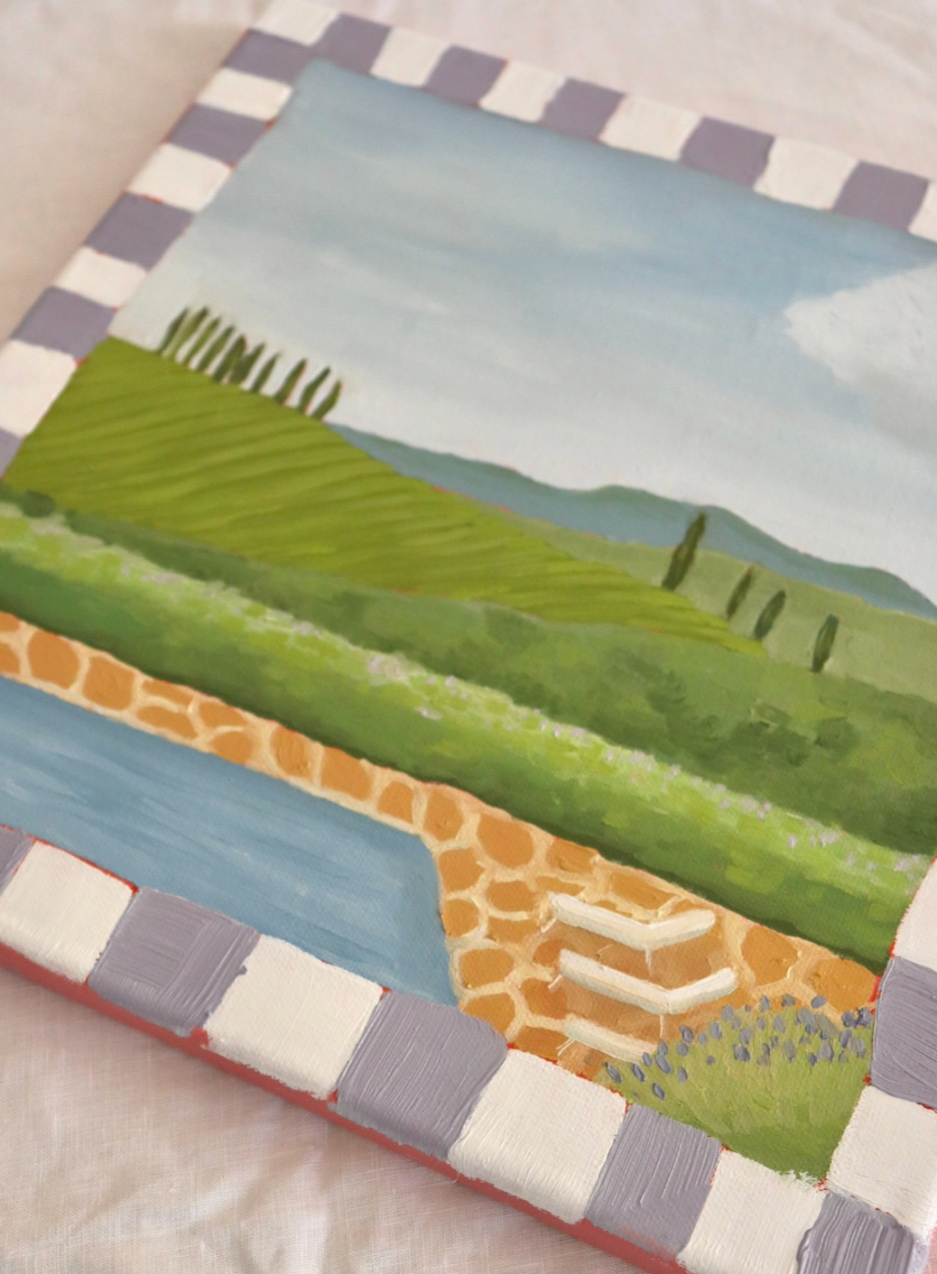 Lounging in Tuscany Paiting