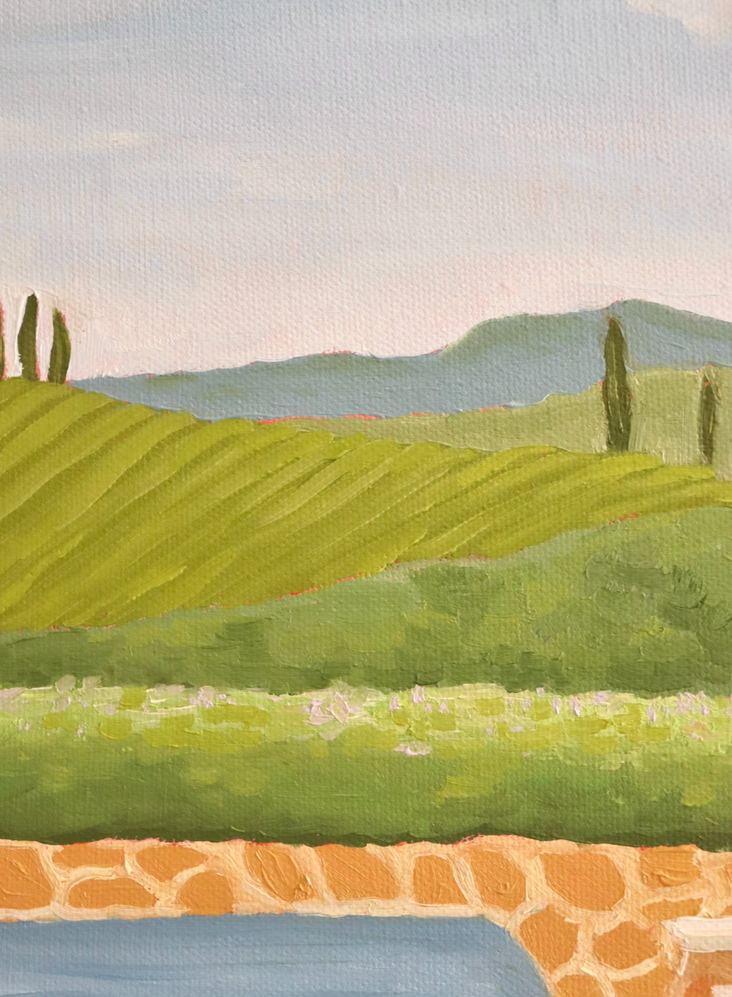 Lounging in Tuscany Paiting