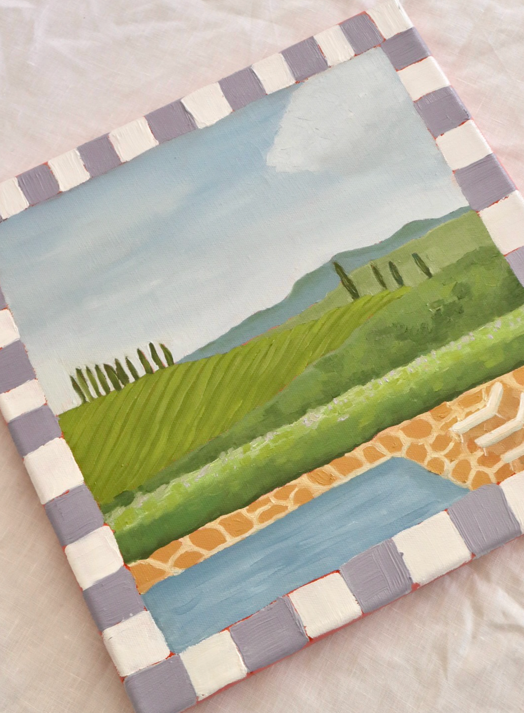 Lounging in Tuscany Paiting