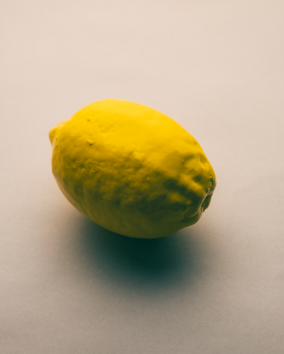 Marla Primrose Handmade Ceramic Glazed Lemon – Yellow – side view