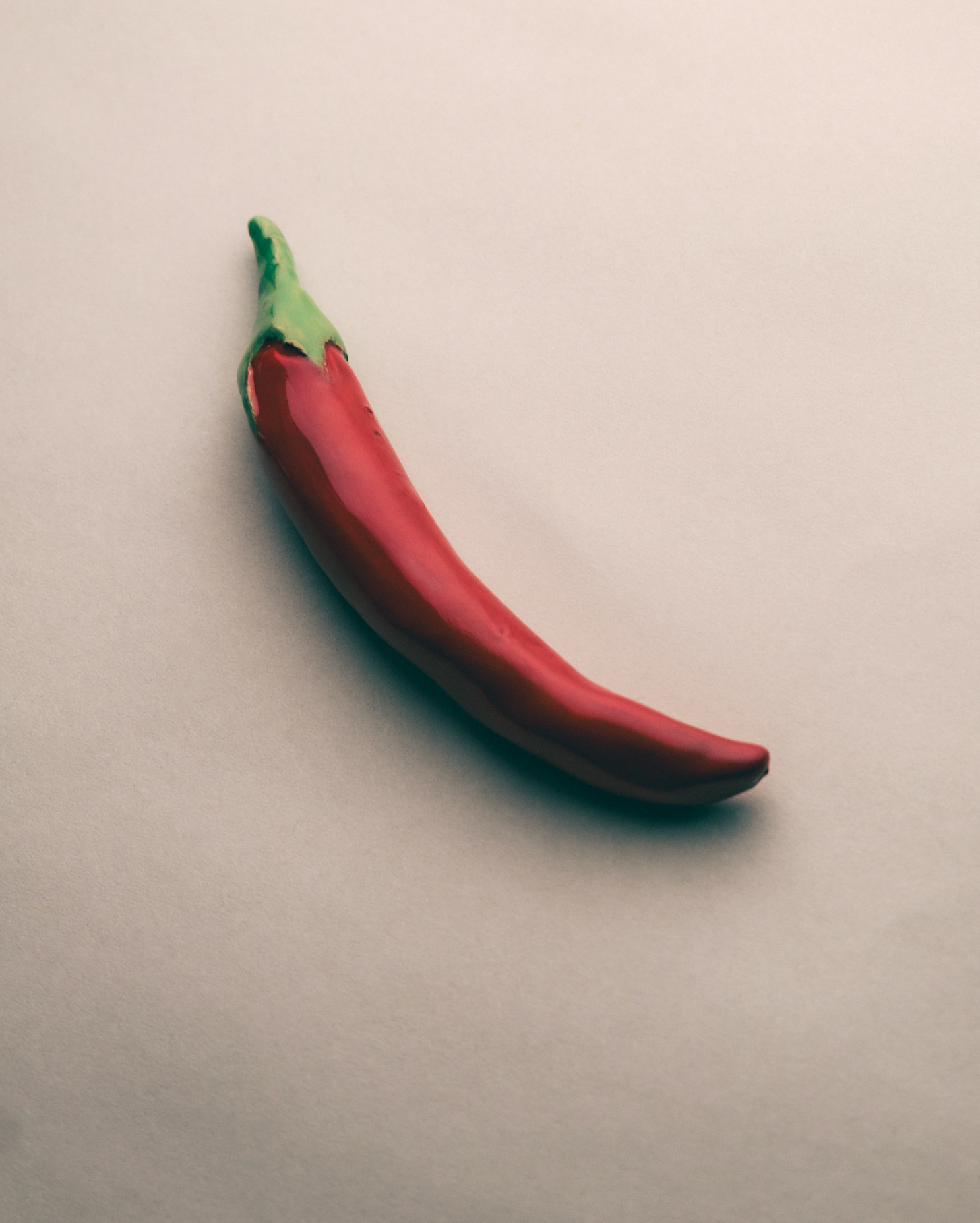 Marla Primrose Handmade Ceramic Glazed Chilli  – Red