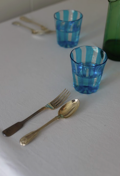 The Giorgio Tumbler in Turquoise, Set of Four