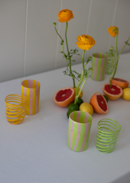 The Kiki Tumbler in Orange, Set of Four