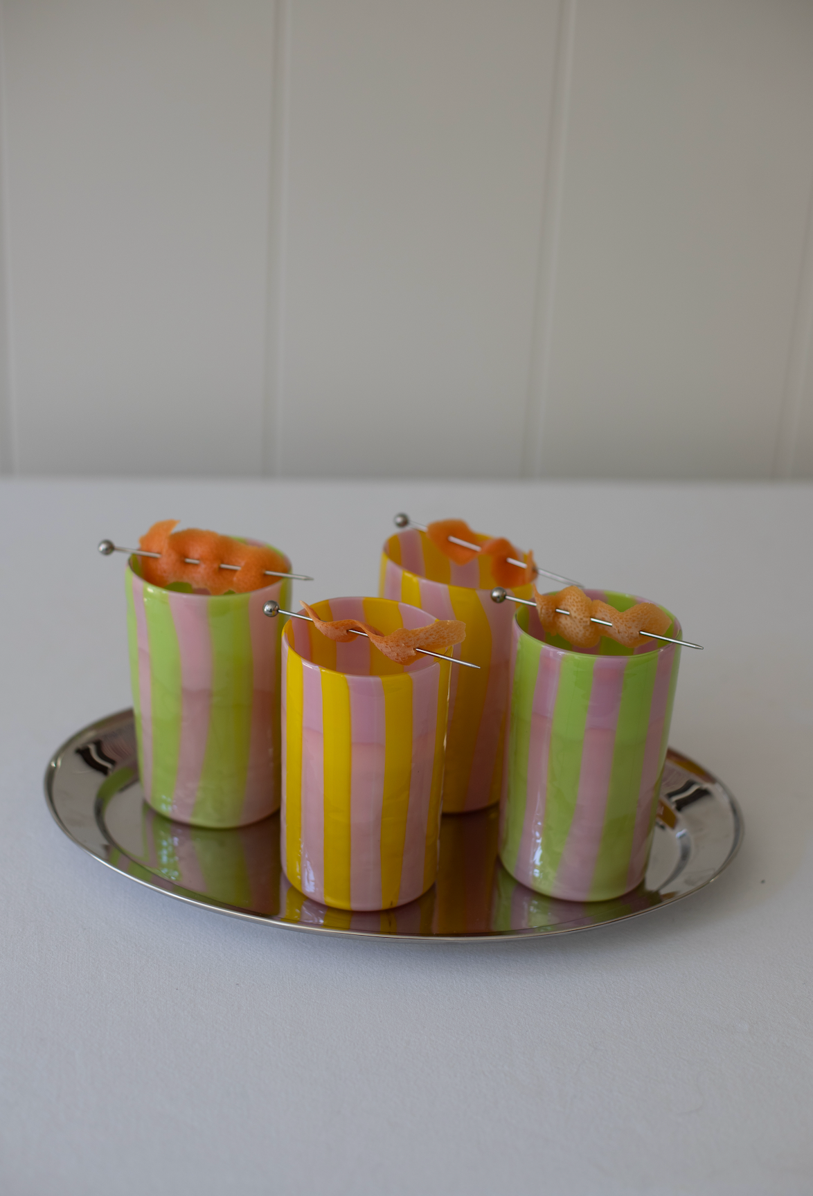 The Maxi Tumbler in Yellow and Pink