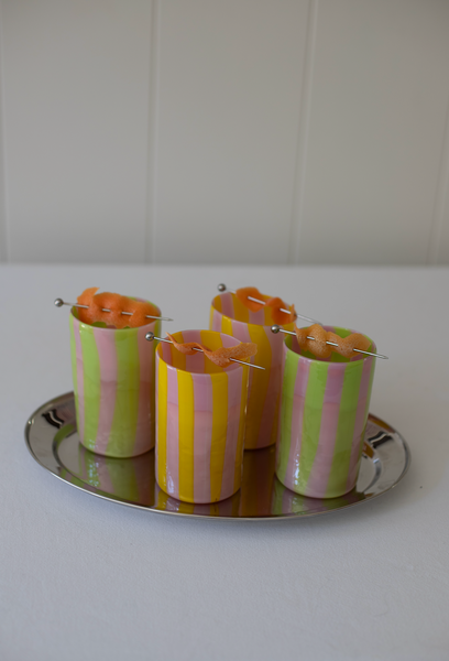 The Maxi Tumbler in Green and Pink