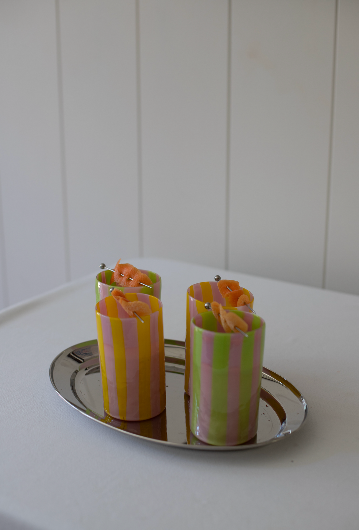 The Maxi Tumbler in Yellow and Pink
