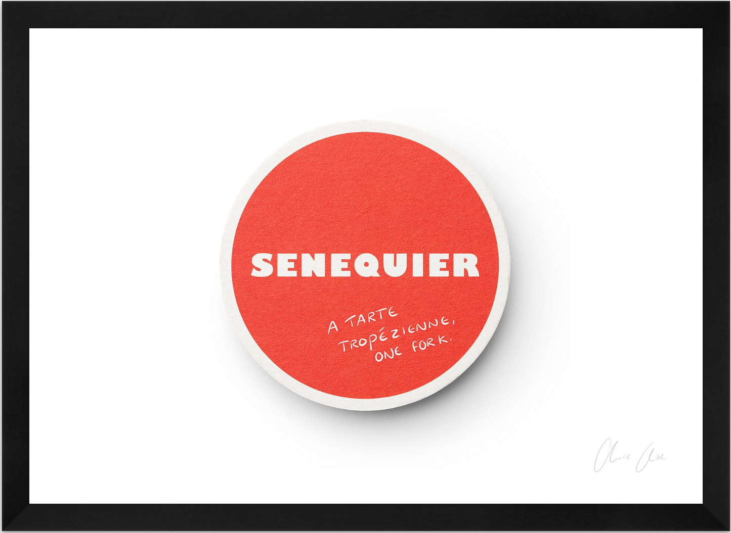 Coaster at Senequier ii Print