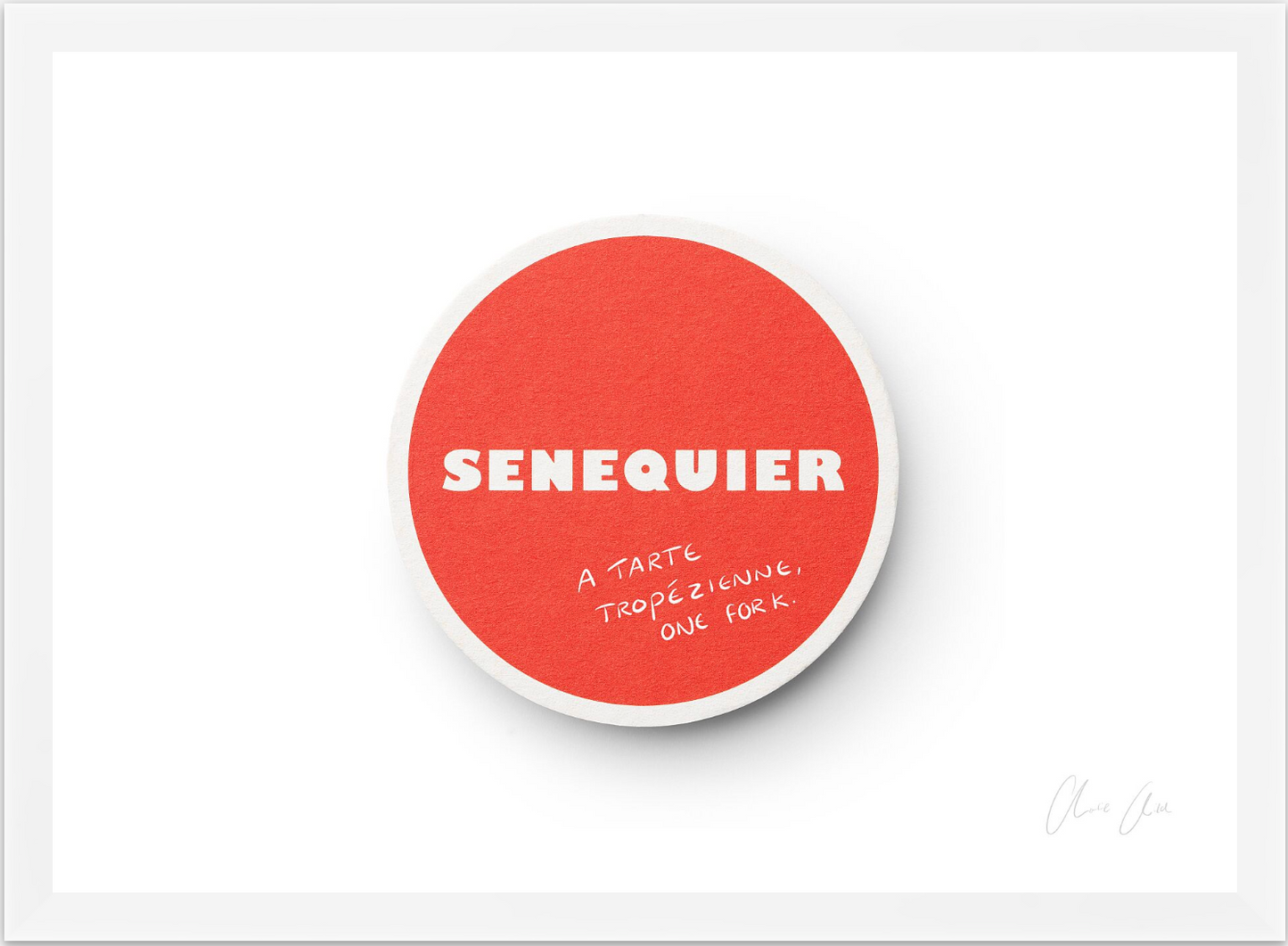 Coaster at Senequier ii Print