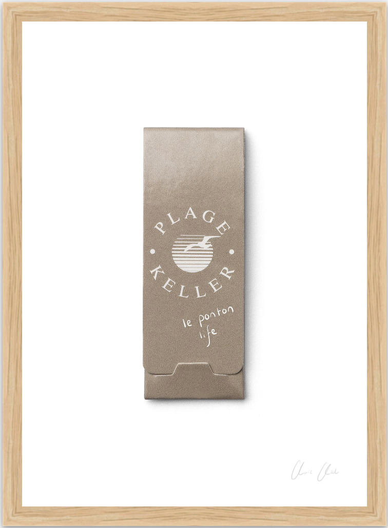 Matches at Plage Keller ii Print