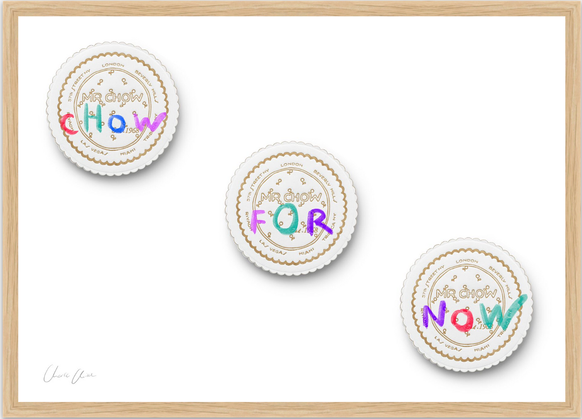 Coaster at Mr Chow Print