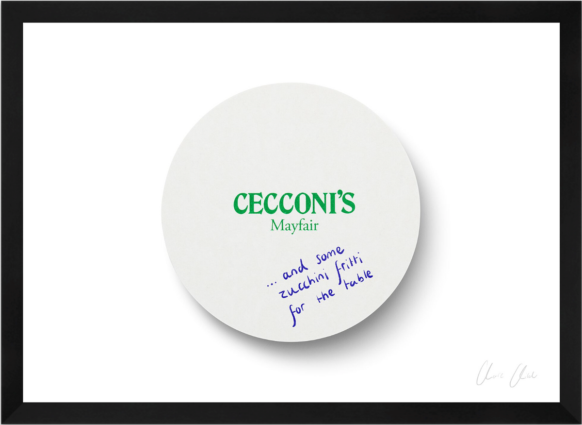 Coaster at Cecconi's Print