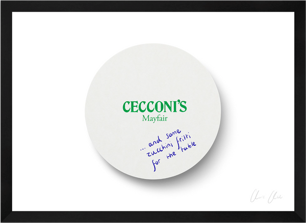 Coaster at Cecconi's Print