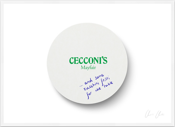 Coaster at Cecconi's Print