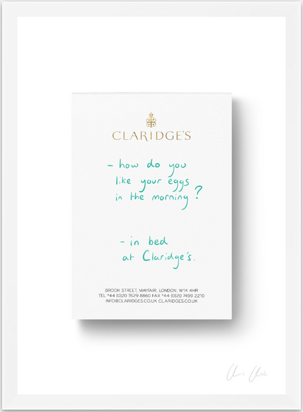 Notepad at Claridge's i Print