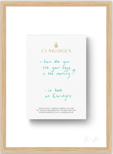 Notepad at Claridge's i Print