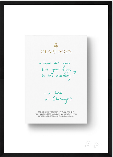 Notepad at Claridge's i Print