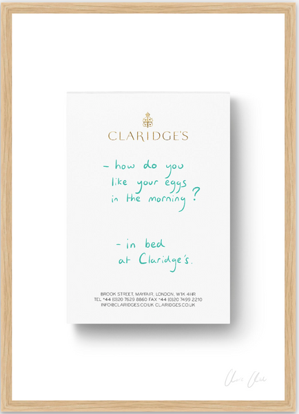 Notepad at Claridge's i Print