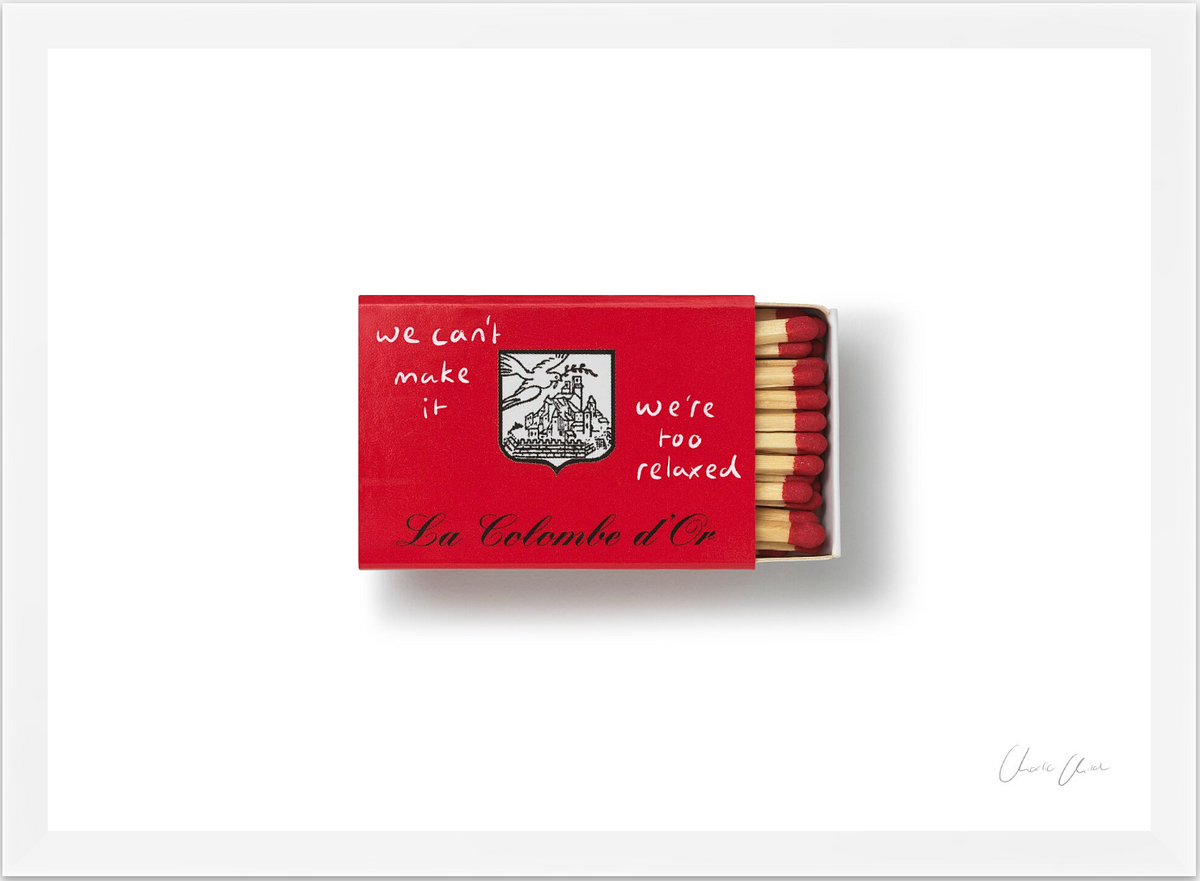 Matchbox at La Colombe d'Or Print